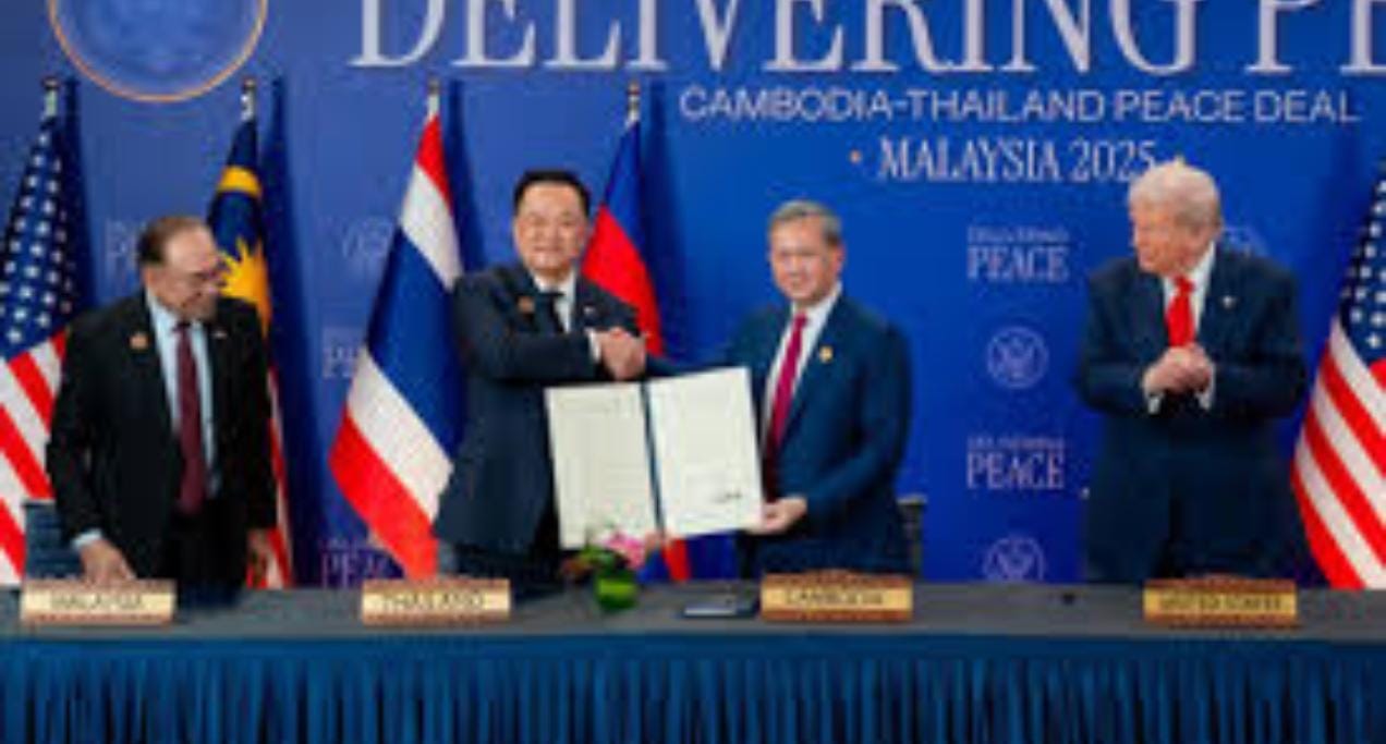 Kuala Lumpur Peace Accord: Thailand & Cambodia Sign Historic Deal in Presence of Donald Trump trump 1