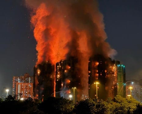 🔥 Devastating Hong Kong High-Rise Fire Kills 13; 700 Firefighters Battle Inferno hong kong 1