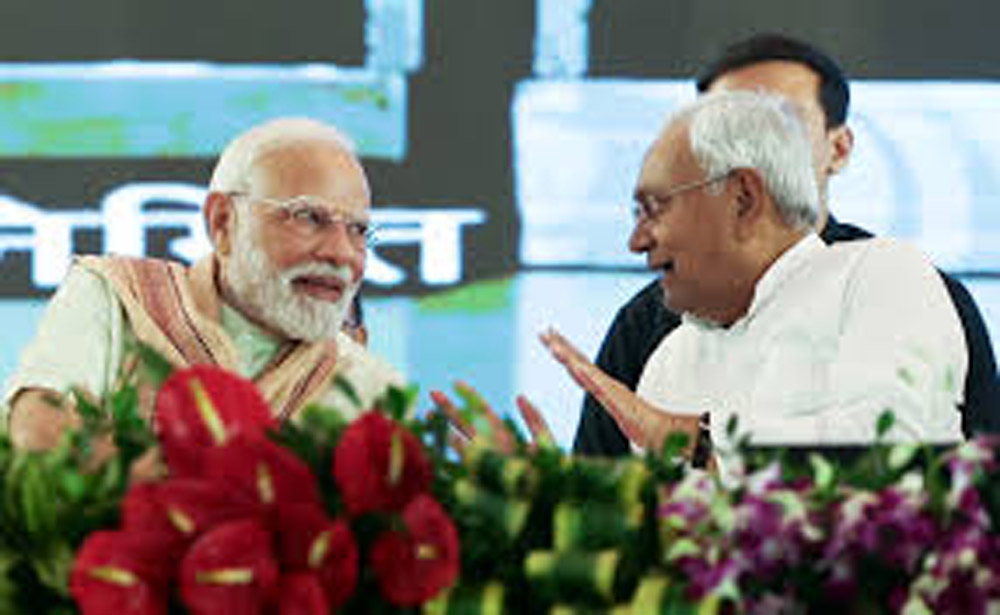 बिहार सियासत का नया समीकरण, चिराग-मांझी-कुशवाहा के साथ बीजेपी का शक्ति प्रदर्शन, 117 के करीब पहुंचा नंबर गेम