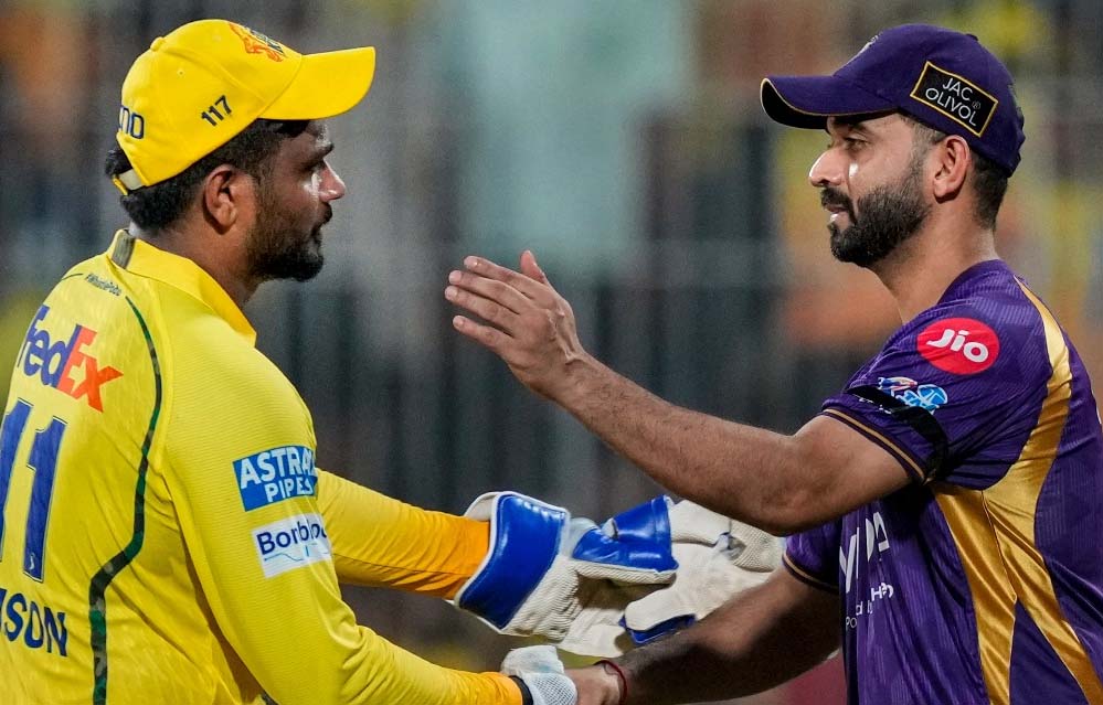 KKR की IPL 2026 में चौथी हार, CSK ने बढ़त बनाई 32 रन से