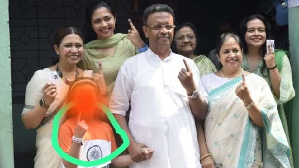 TMC नेता ने नाबालिग से डलवाए वोट, स्याही के निशान पर मचा विवाद