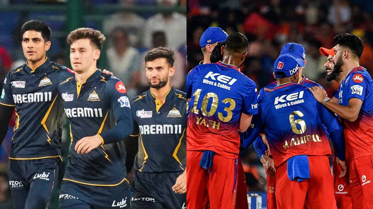 RCB और GT के बीच कांटे की टक्कर, हेड-टू-हेड रिकॉर्ड बराबर