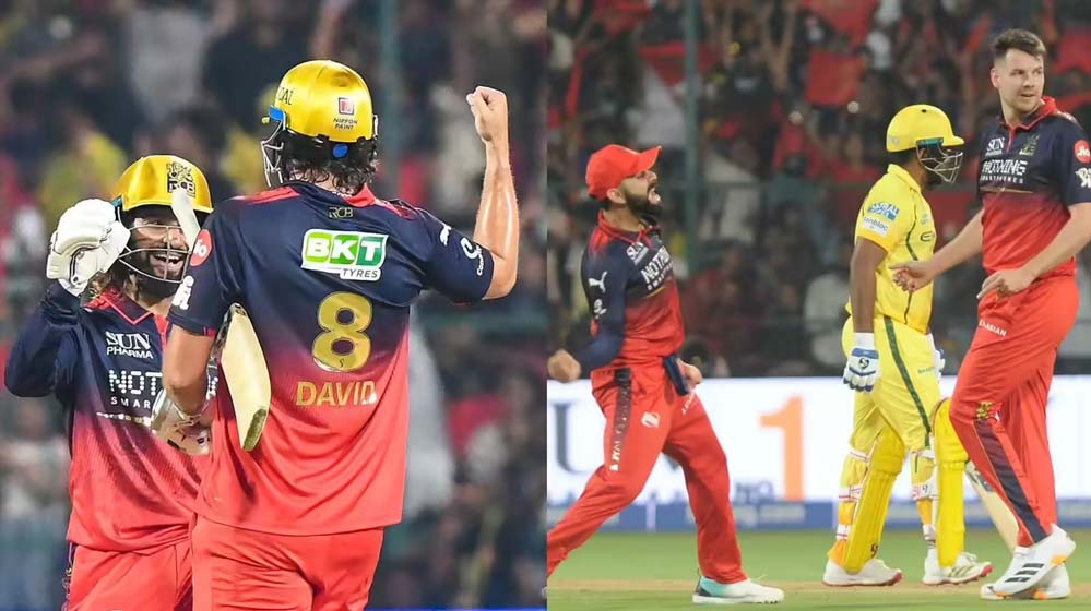 RCB के सामने CSK की हार, डेविड के दम पर टीम ने तीसरी जीत दर्ज की