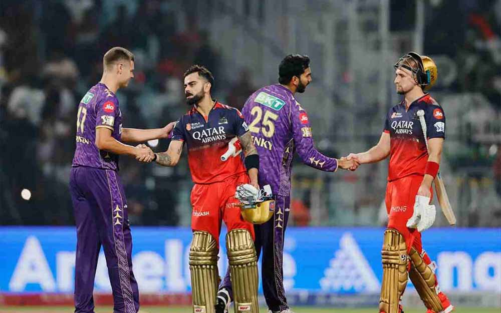 16 अंकों की रेस तेज, RCB के सामने करो या मरो की चुनौती KKR पर
