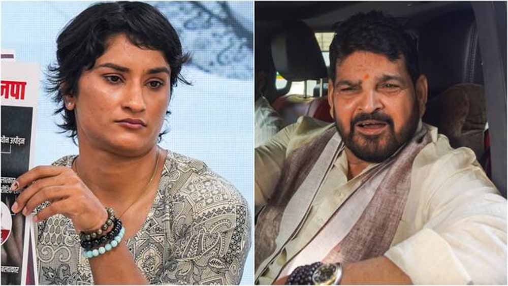 कुश्ती महासंघ विवाद: विनेश की पोस्ट और बृजभूषण के जवाब ने बढ़ाया सियासी पारा