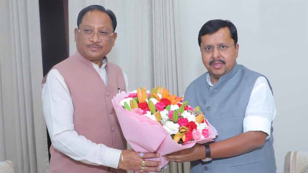 छत्तीसगढ़ के विकास को नई रफ्तार देने पर CM साय और नितिन नवीन के बीच चर्चा