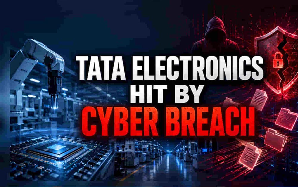 साइबर हमले से दहली टाटा इलेक्ट्रॉनिक्स! 630GB डेटा लीक का दावा, Apple और Tesla की फाइलें भी खतरे में