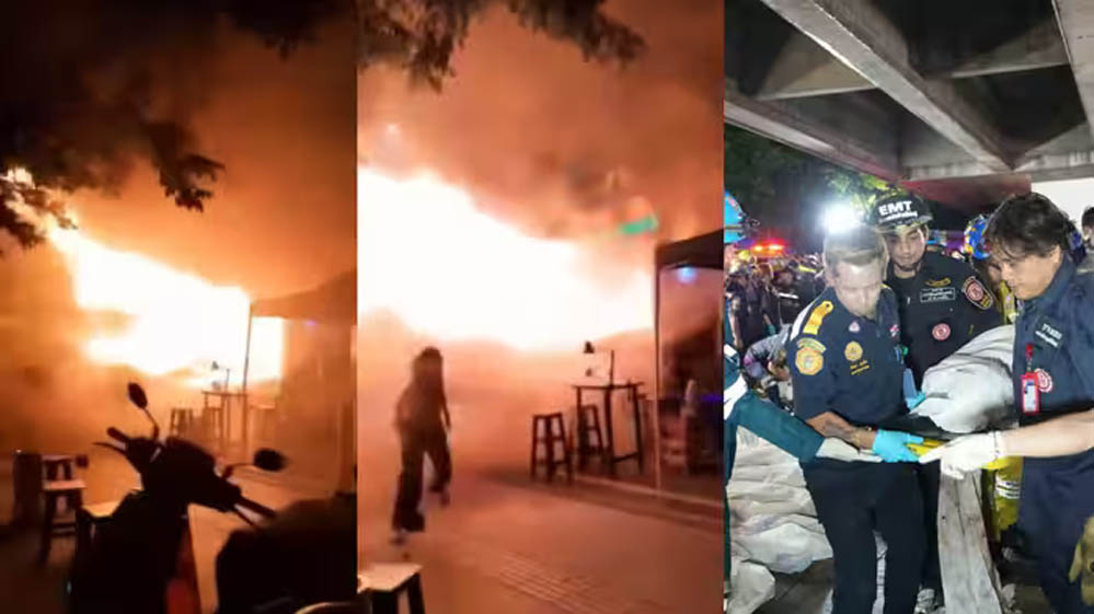 Bangkok Fire Tragedy: पब में मची अफरा-तफरी, आग की चपेट में आए दर्जनों लोग, 27 की मौत