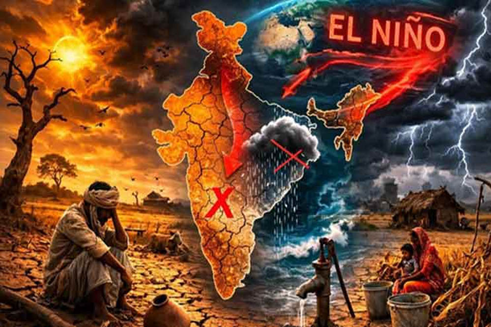 अल-नीनो से बढ़ेगी मुश्किलें, 2032 तक भारत को 94 लाख करोड़ रुपये के नुकसान का अनुमान