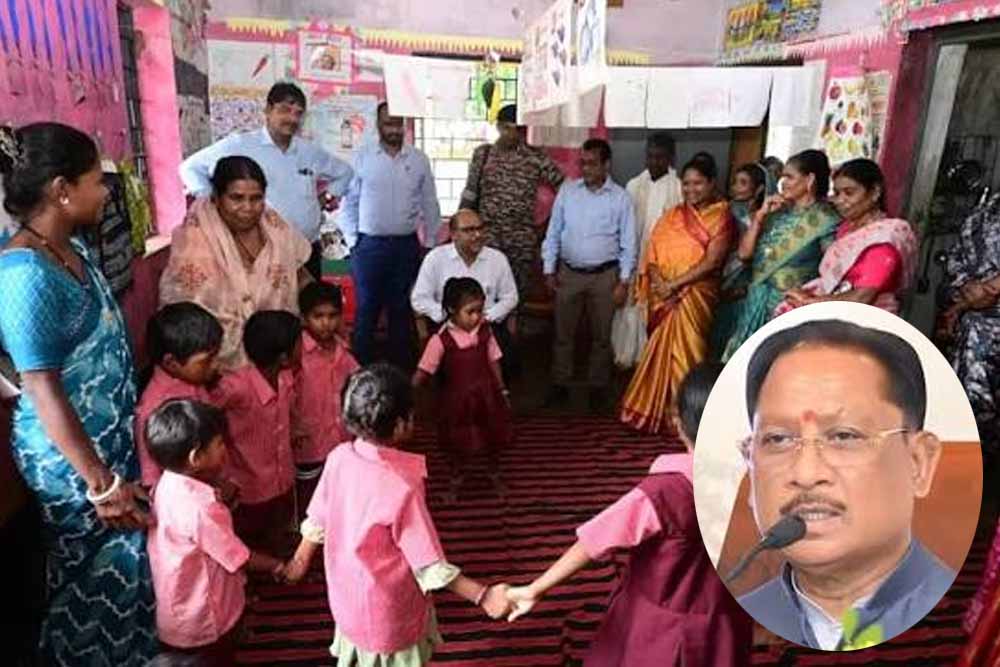 मुख्यमंत्री साय की मंशा लाई रंग, अब वनांचल के पंडो बच्चों को गांव में ही मिल रही शिक्षा की सुविधा
