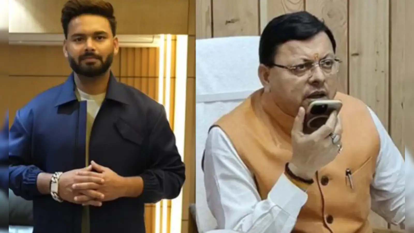 ऋषभ पंत की गुहार पर CM धामी का जवाब, बोले- आप उत्तराखंड के गौरव हैं, हरसंभव सहयोग मिलेगा