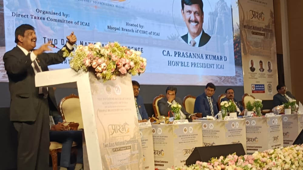 कर कानूनों में बदलाव पर भोपाल में बड़ी बैठक, 600 से ज्यादा चार्टर्ड अकाउंटेंट जुटे