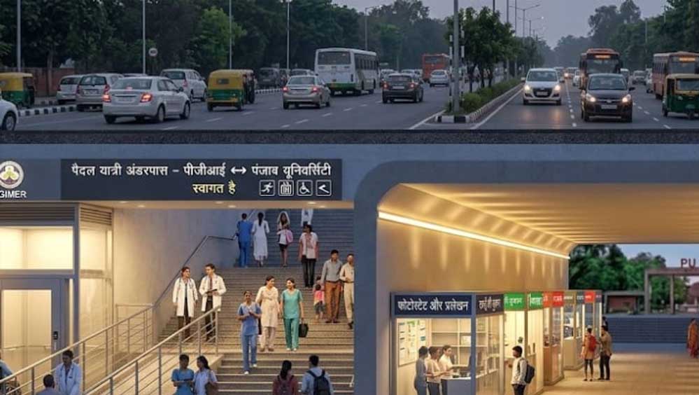 चंडीगढ़ में PU अंडरपास को मिली रफ्तार, 2019 से लंबित प्रस्ताव अब मंजूरी की ओर; खर्च होंगे ₹8.40 करोड़