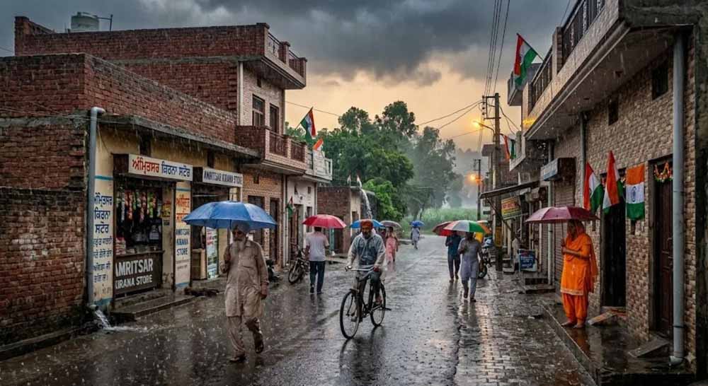 पंजाब में मानसून विदाई की ओर, आज कुछ इलाकों में बारिश का अनुमान