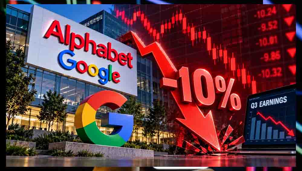 AI बूम पर उठे सवाल! Alphabet के शेयर क्रैश, कुछ ही मिनटों में डूबी लाखों करोड़ की वैल्यू