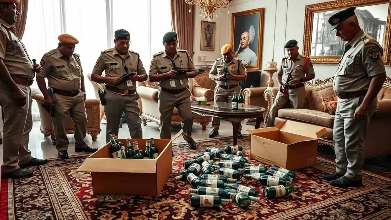 दरभंगा में टाइल्स के पीछे छिपाकर रखी थी विदेशी शराब, छापेमारी में 459 कार्टन बरामद; जांच तेज
