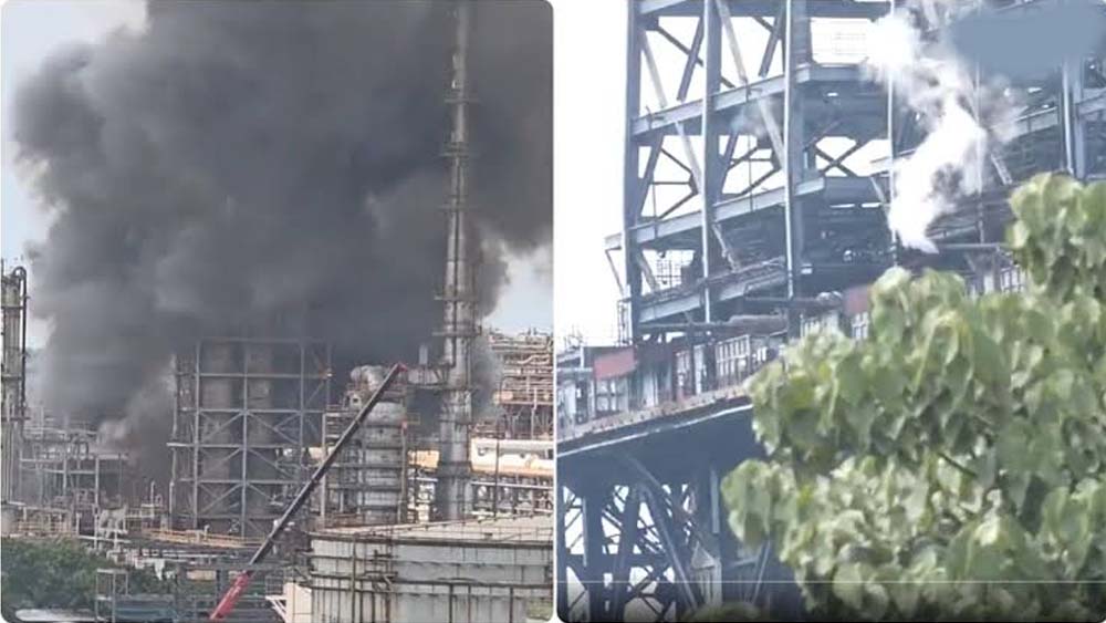 बस्तर के नगरनार स्टील प्लांट में आग लगने से मची हलचल, नुकसान का आकलन कर रही टीम