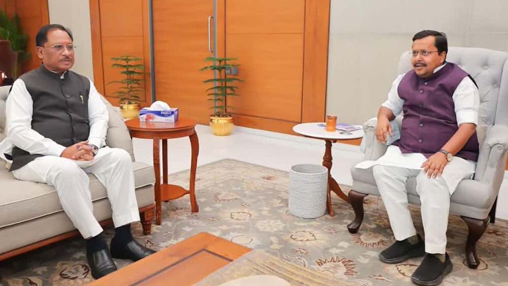 CM साय की BJP अध्यक्ष नितिन नबीन से मुलाकात, कई अहम विषयों पर मंथन