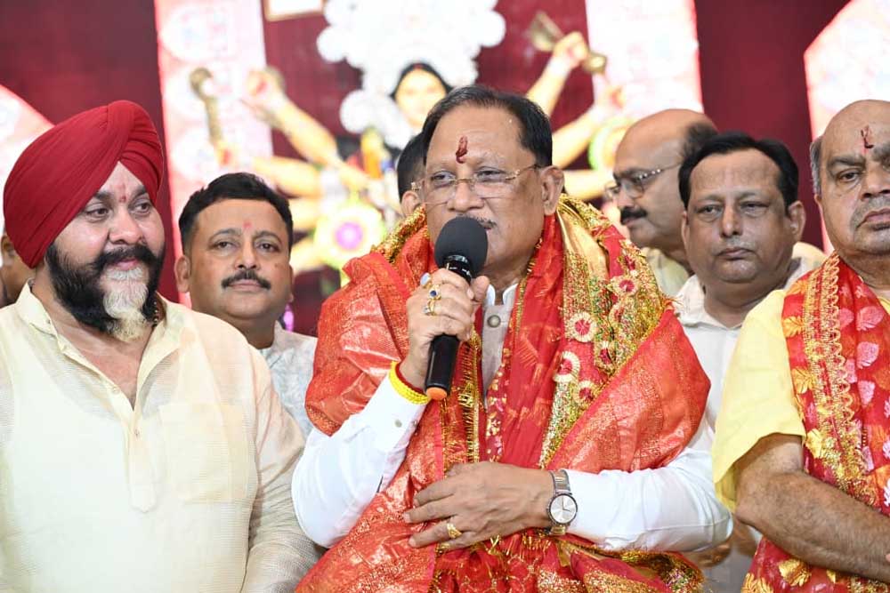 मां दुर्गा शक्ति, साहस और सकारात्मक ऊर्जा की प्रतीक, उनकी आराधना हमें सत्य और सदाचार के मार्ग पर चलने की देती है प्रेरणा : मुख्यमंत्री